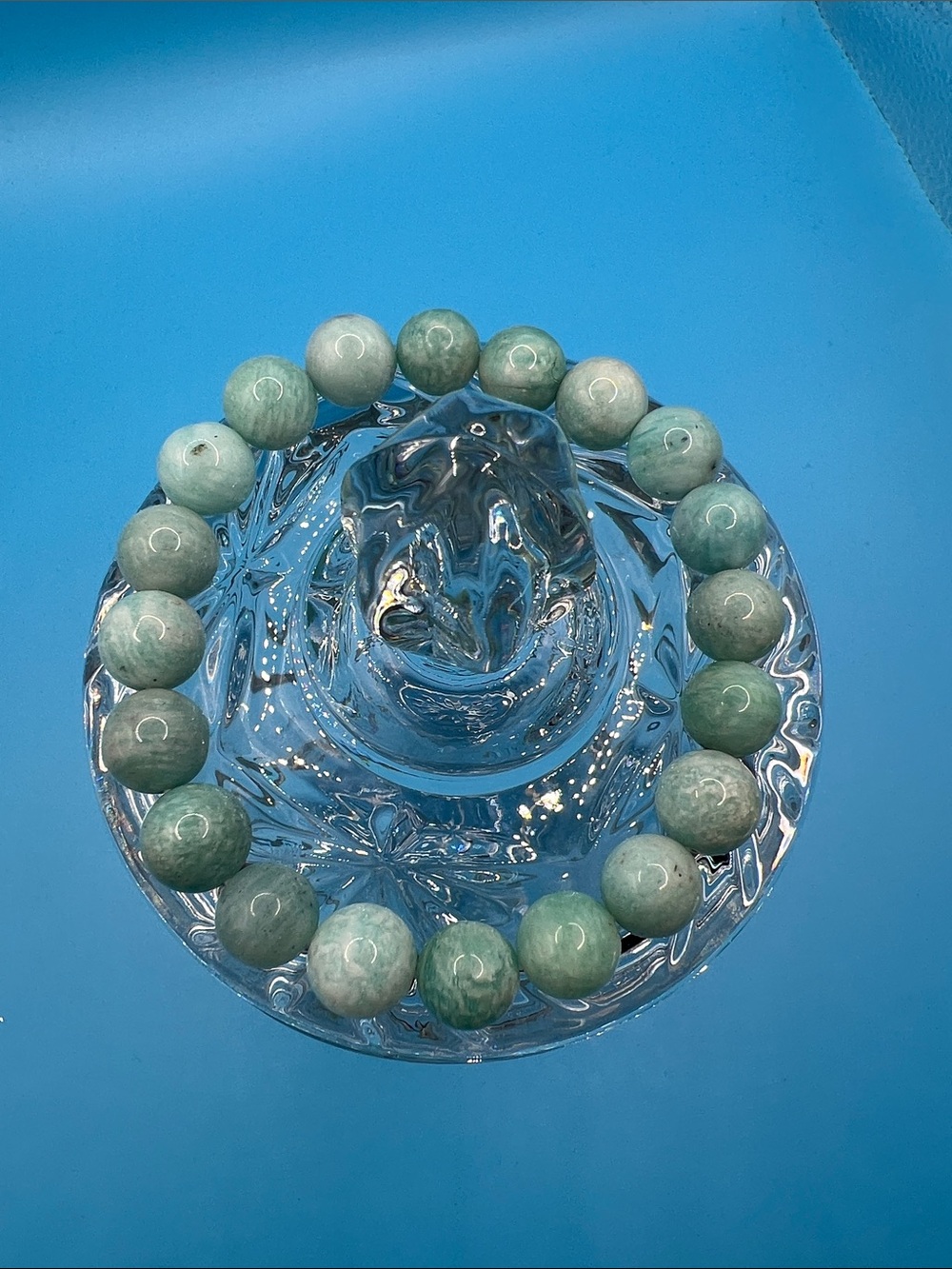 Amazonite Bead Stretch Bracelet